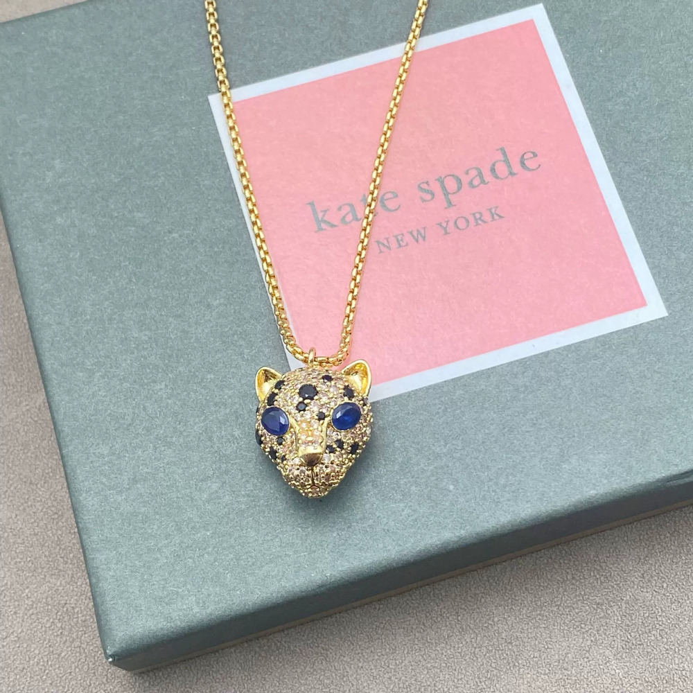 kate spade Hip Hop Panther Head CZ Choker Necklace